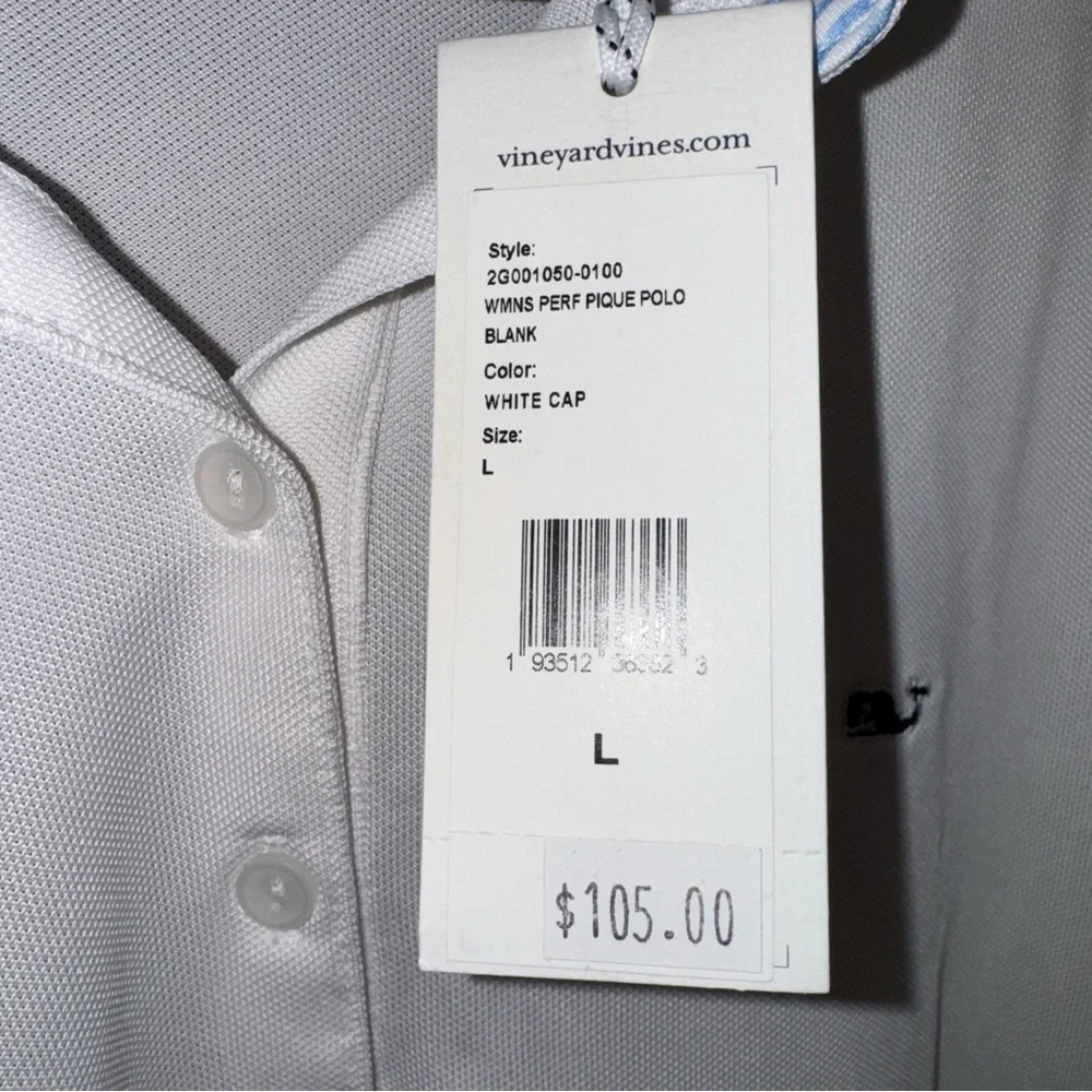 Vineyard Vines Woman’s Performance Pique Polo - Picture 7 of 11